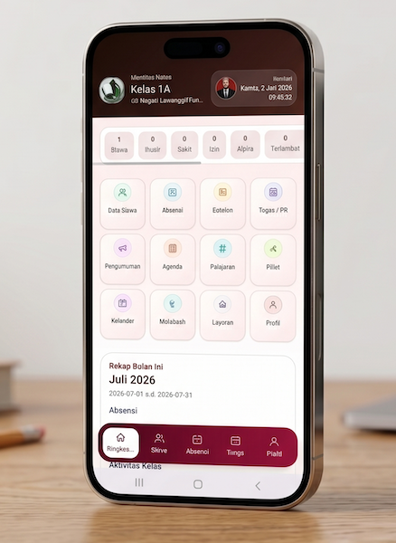 Dashboard Wali Kelas